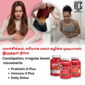 Constipation, irregular bowel movements