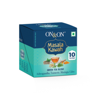 On & On Masala Kahwa Green Tea Blend 10 Tea bags